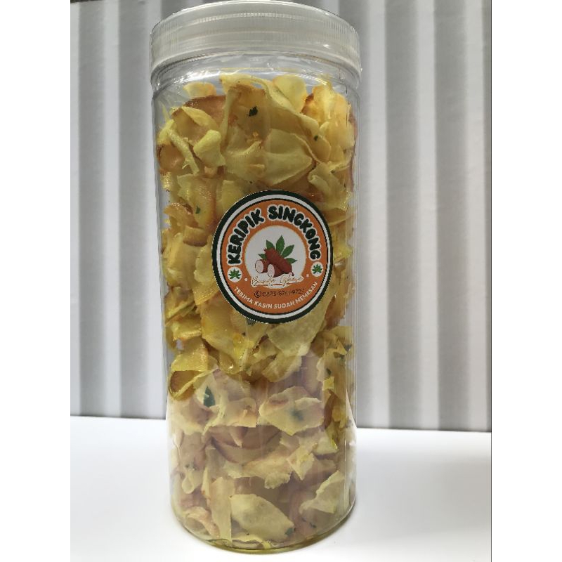 

Keripik singkong bumbu kuning Toples