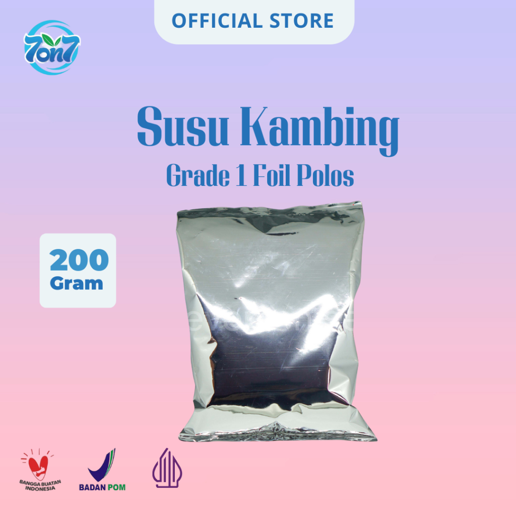 

SUSU KAMBING GRADE 1 KEMASAN FOIL 200GR