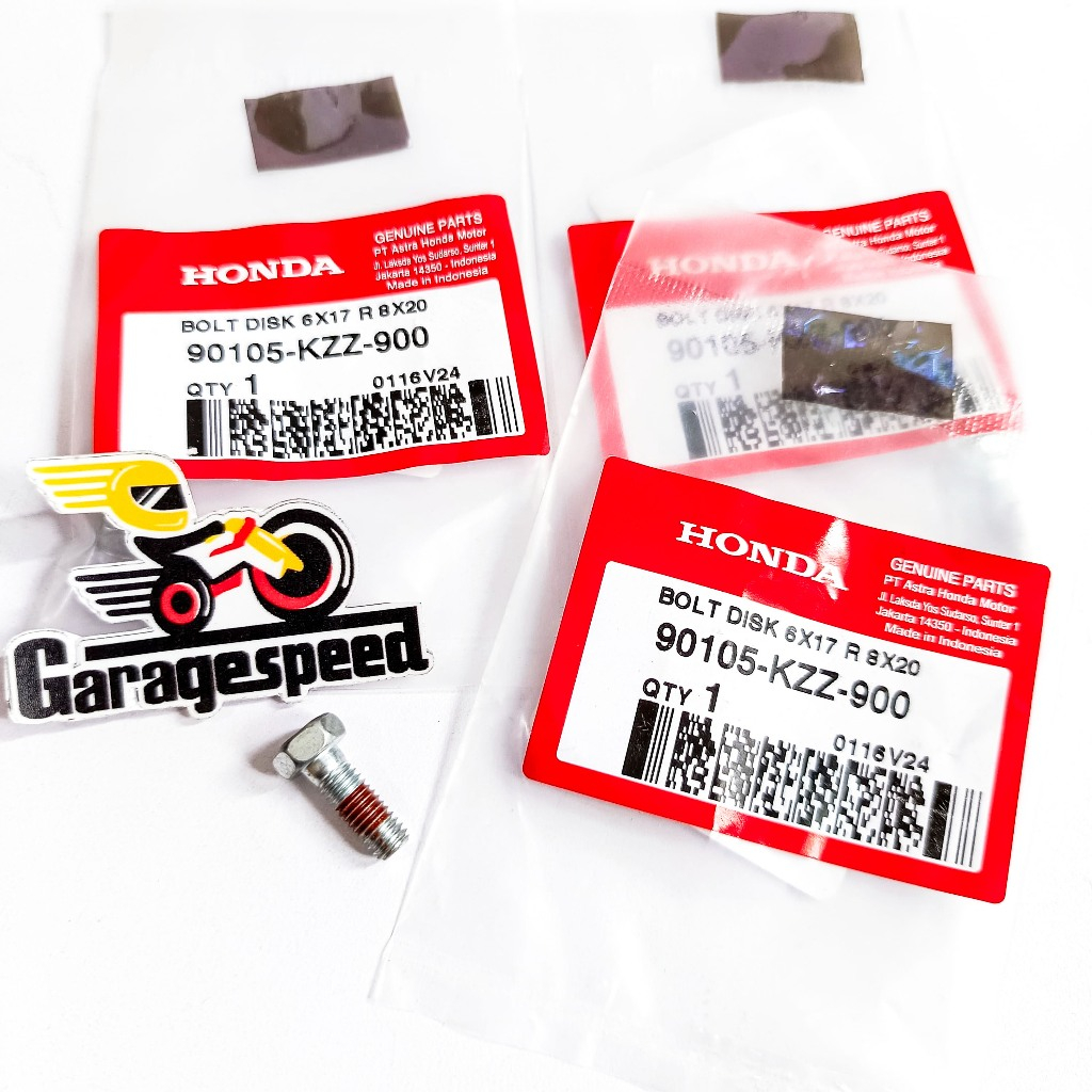 BAUT BOLT DISC BAUT PIRINGAN CAKRAM CRF 150 L CRF 250 RALLY VARIO 150 ESP ORIGINAL HONDA AHM