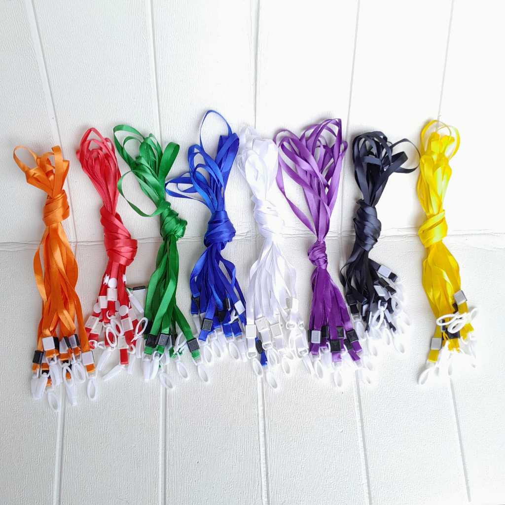 

(1 ikat=10pcs) Tali Id Card Plastik Model Cantol