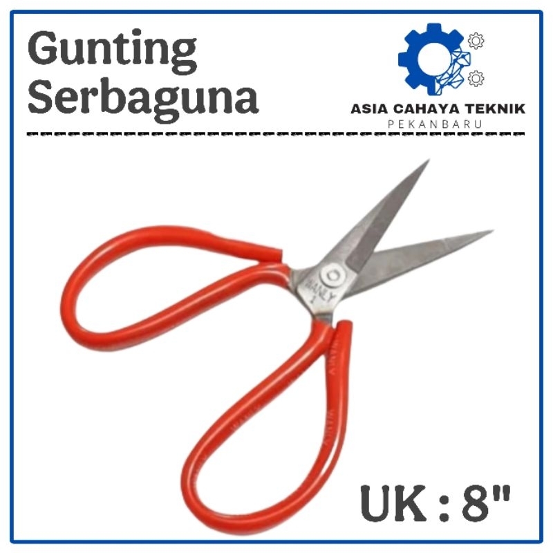

Gunting Serbaguna Gunting Kain Seng Gunting Besi Kodok 8 Inch 8