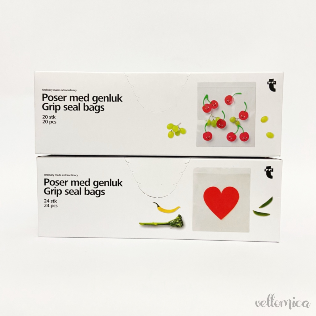 FLYING TIGER grip seal bags cherry / biglove