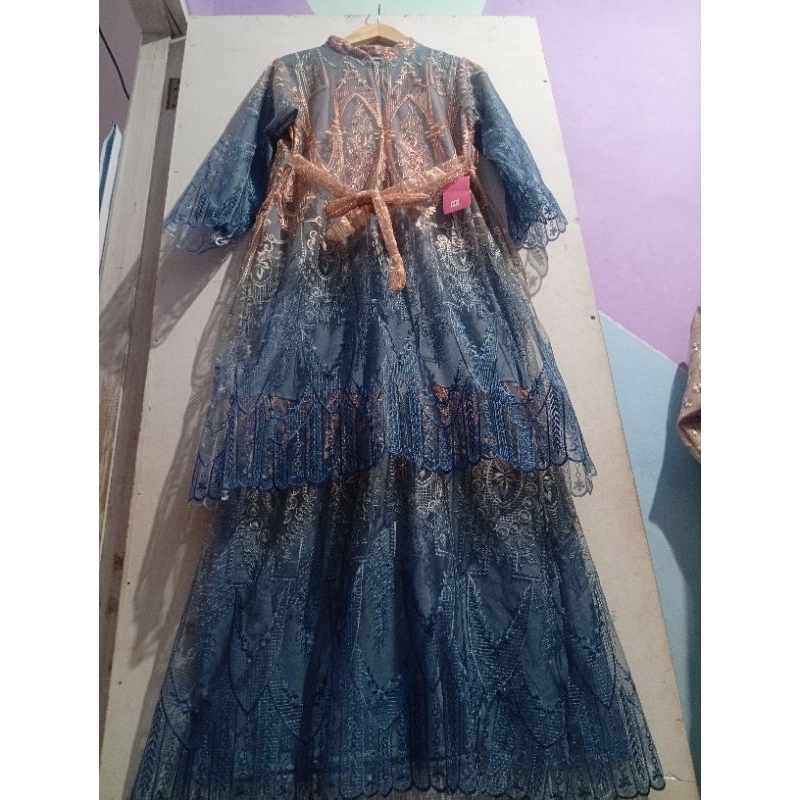 Gamis Brukat Mewah Anak / Dewasa / Jumbo