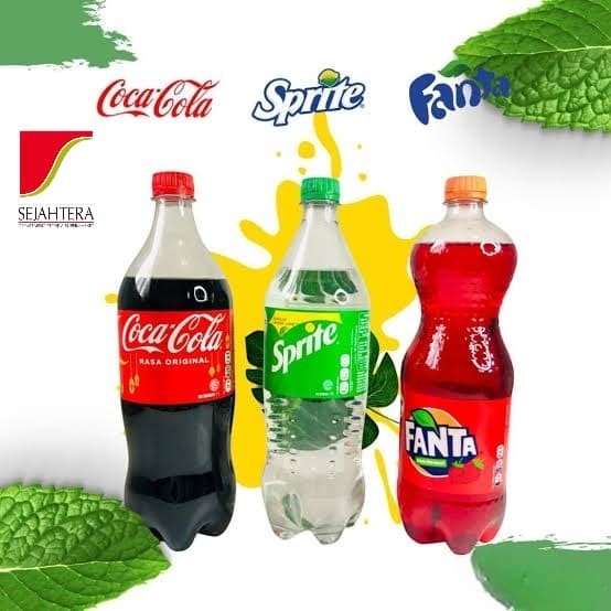 

Coca cola,fanta,sprite 1 liter