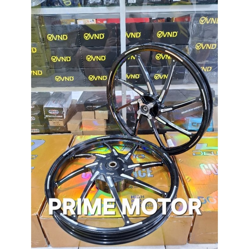 Velg M8 Delkevic DND Vario 125 mio sporty Beat 110 Uk 140/160-17 Ring 17 Originl DND