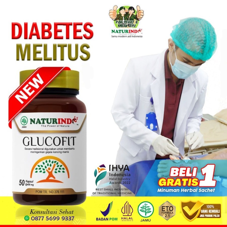 Glucofit, Obat Herbal Diabetes Melitus