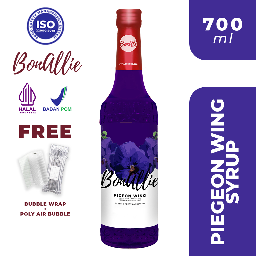 

Bonallie Premium Syrup Butterfly Pea Flavor