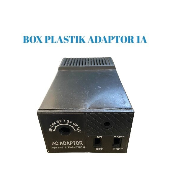 BOX ADAPTOR PLASTIK 1A BOX PLASTIK ADAPTOR 1AMPERE