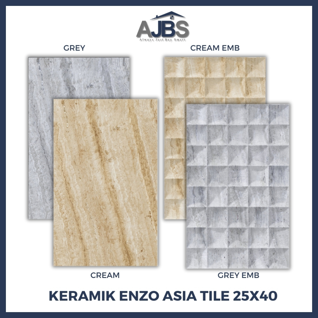 Keramik Lantai / Dinding 25x40 ASIA TILE - KERAMIK ASIA TILE ENZO