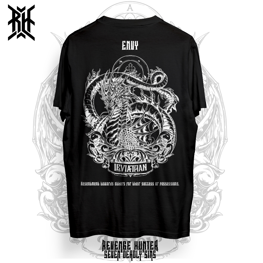 ENVY Seven Deadly Sins - Leviathan T-shirt / Leviathan / Special Editon / Revenge Hunter / 7 Dosa
