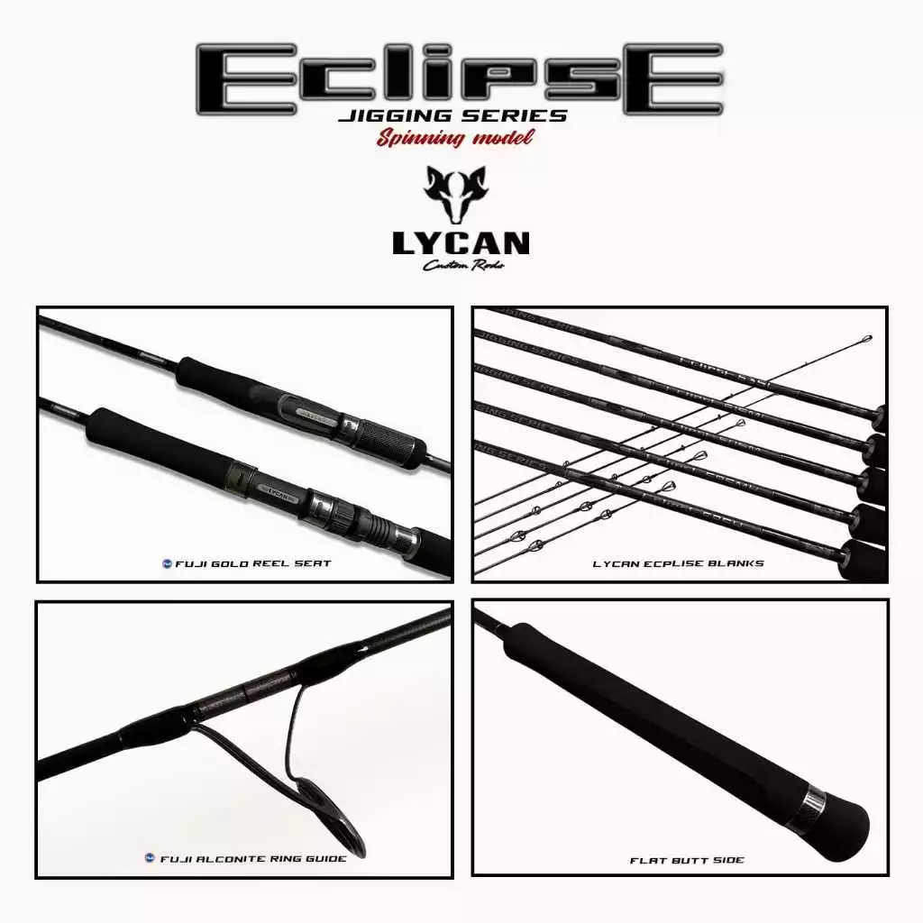 JORAN PANCING LYCAN ECLIPSE JIGGING SERIES SPINNING FUJI