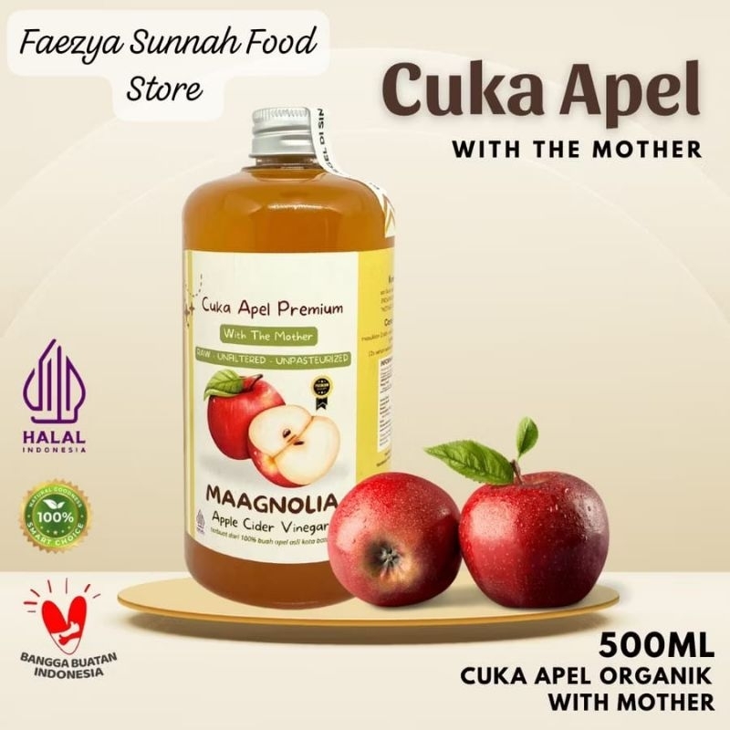 

Cuka Apel Premium With Mother || Magnolia cuka Apel
