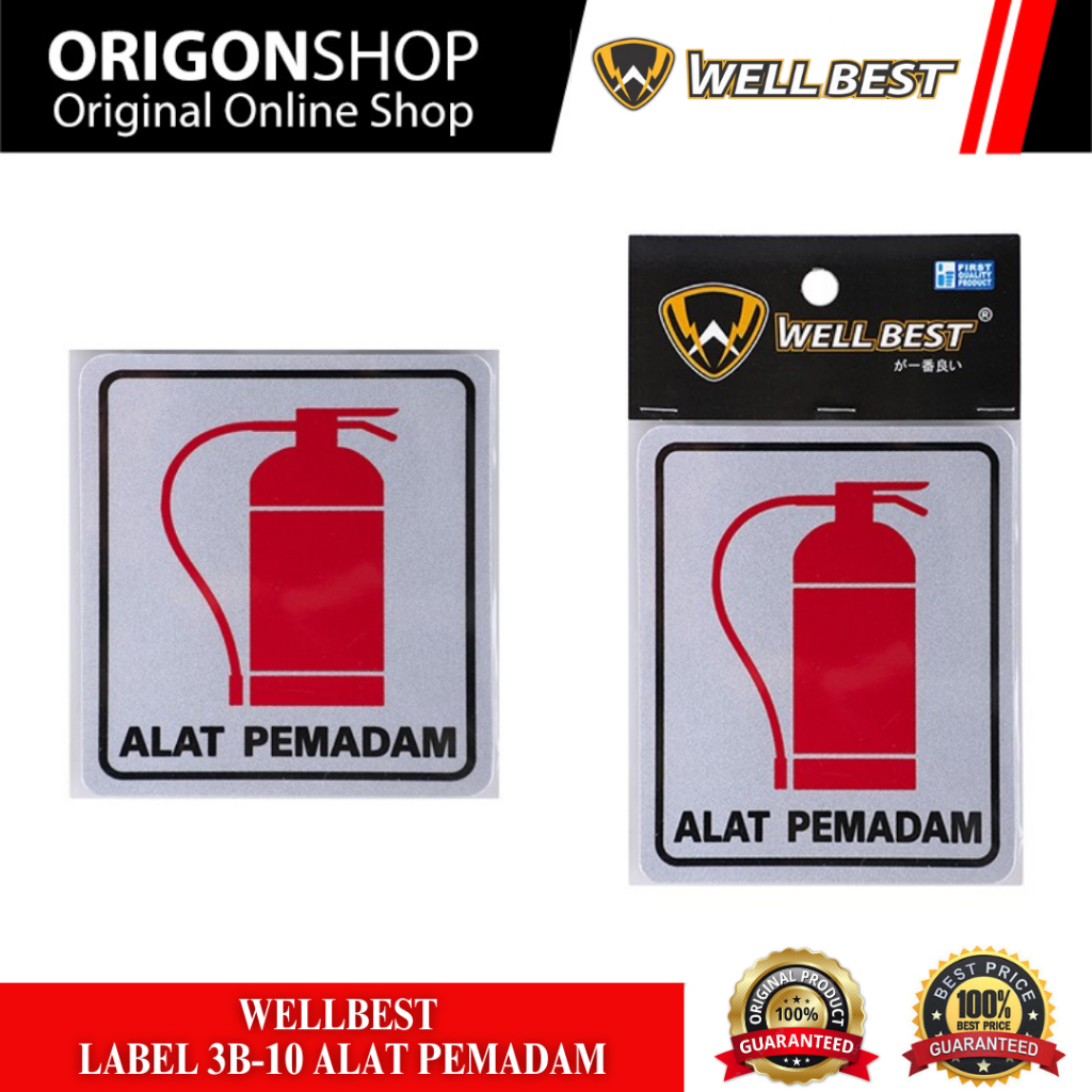 

WELLBEST Label 3B-10 Alat Pemadam / Label Stiker