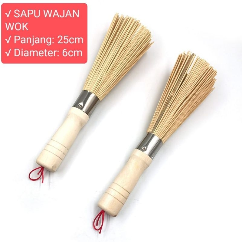 SAPU LIDI WAJAN/ Sapu Lidi Pembersih Wajan Wok