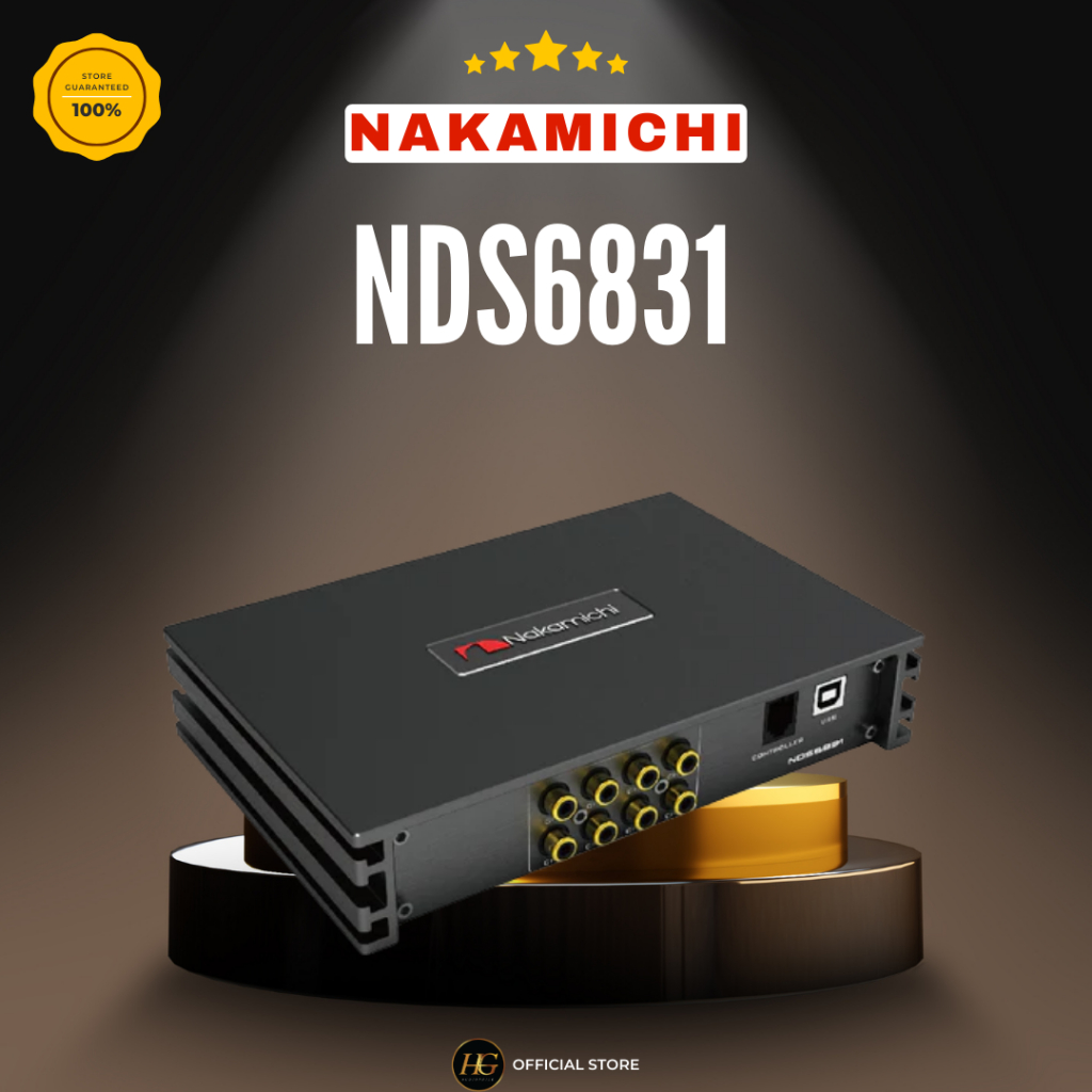 Power Processor 8 Channel DSP Nakamichi NDS6831 DSP 6