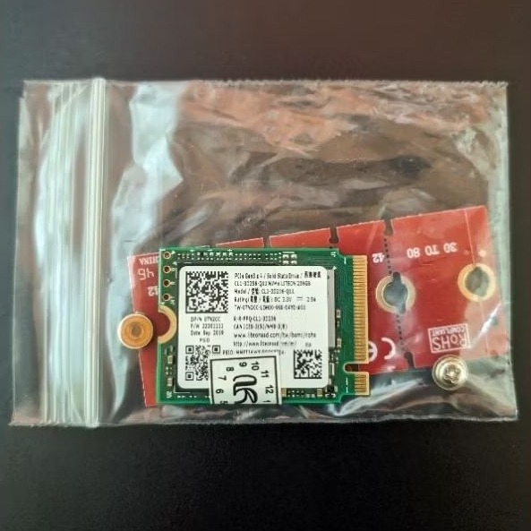 SSD NVMe 2230 256GB LiteON PCIe Gen 3 Sehat Normal
