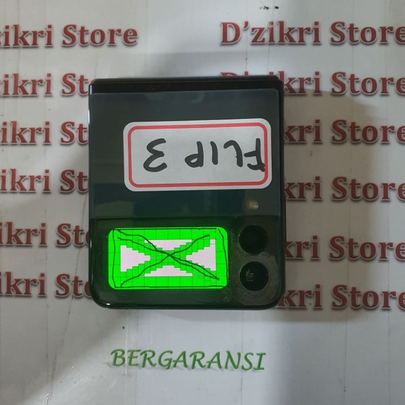 LCD DEPAN SAMSUNG Z FLIP 3 F711 ORIGINAL COPOTAN MINUS