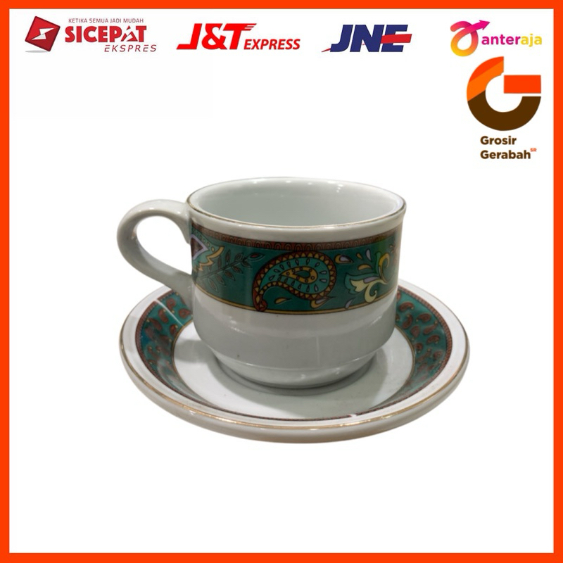 SANGO cangkir lepek 6set keramik kbc403 17403