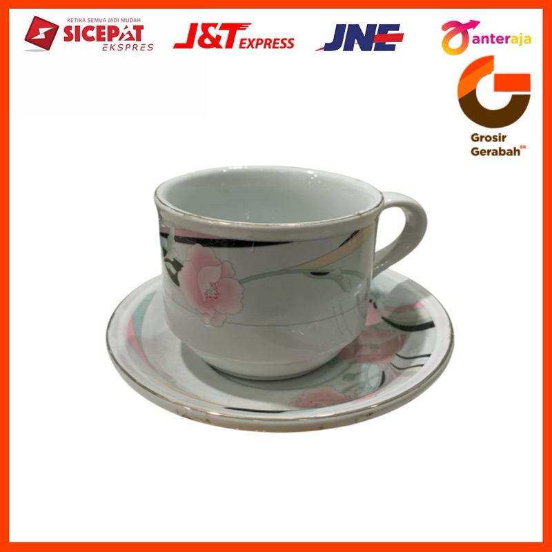 SANGO cangkir lepek set 6 keramik kb5487 30064