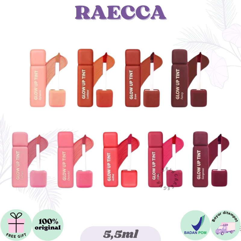 Raecca Glow Up Tint 5.5ml | Lip Tint Raecca | Liptint Raecca