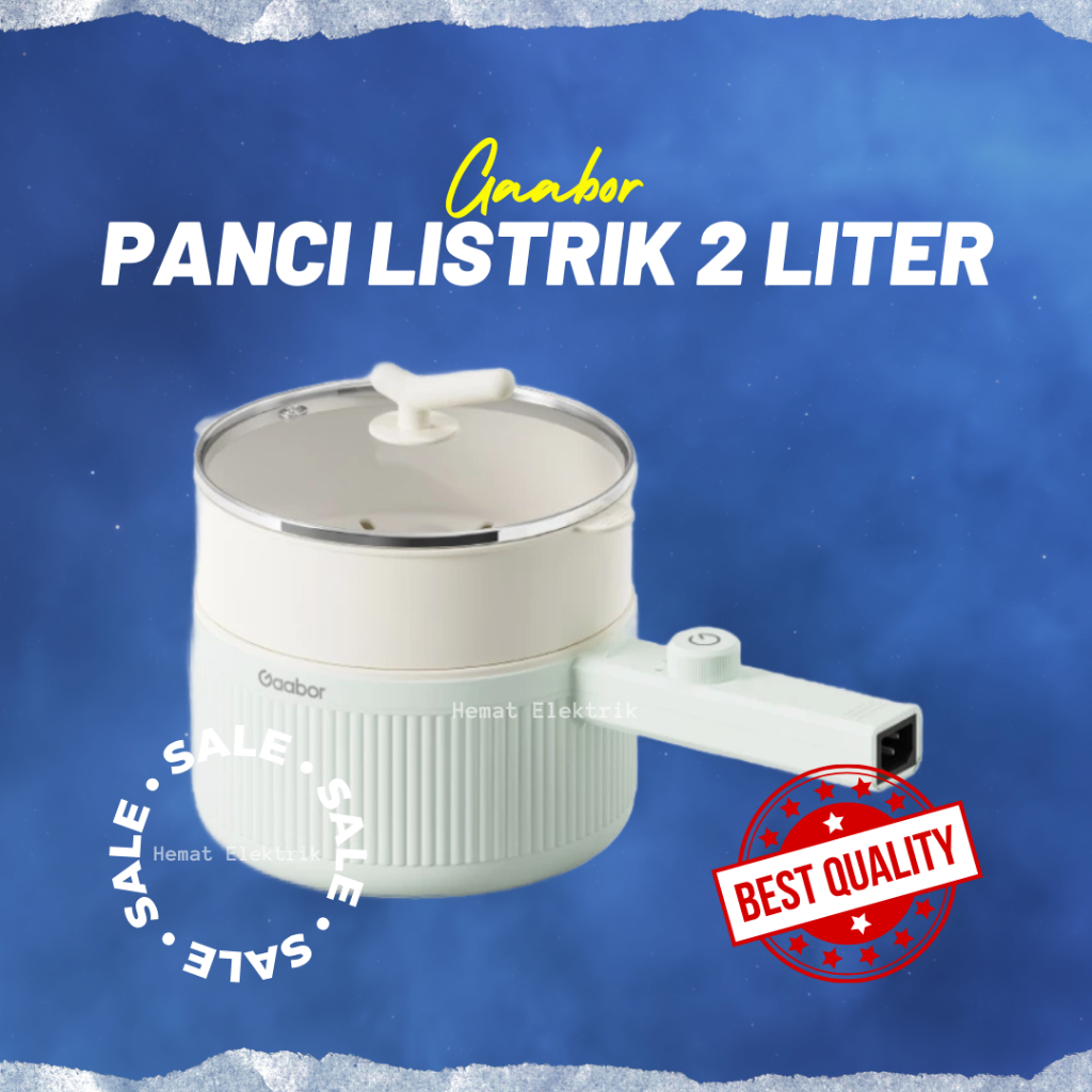 Panci Listrik Elektrik Serbaguna Besar Multifungsi Gaabor Garansi 1 Tahun