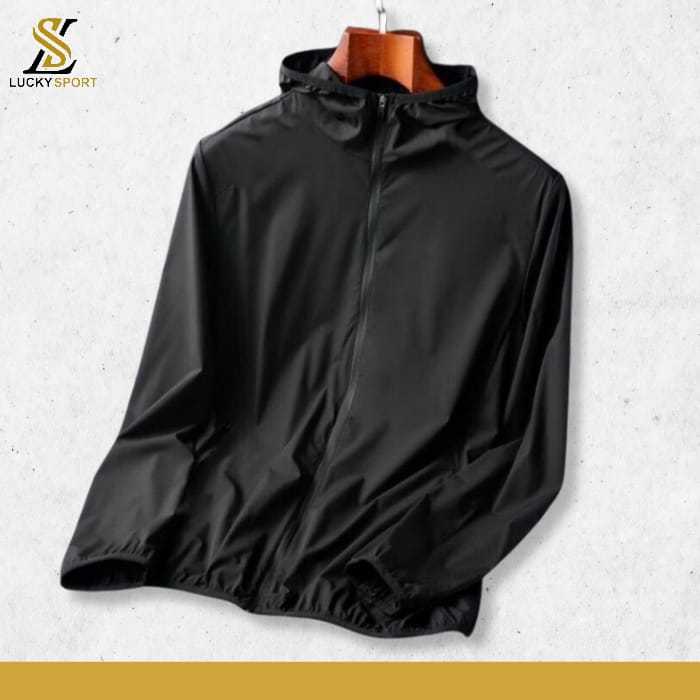 BESTPROMO SETELAN OLAHRAGA RUNNING JAKET PARASUT SAUNA RUNNING + CELANA PENDEK PARASUT CHALLENGER