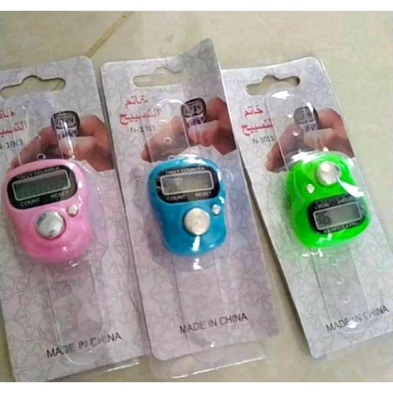tasbih digital finger counter dzikir shx