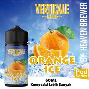 Premium VERTICALE E Liquid PODS SERIES By HEAVEN BREWER Rasa OrangeIce Mint 60ml Anggur Dingin Likui