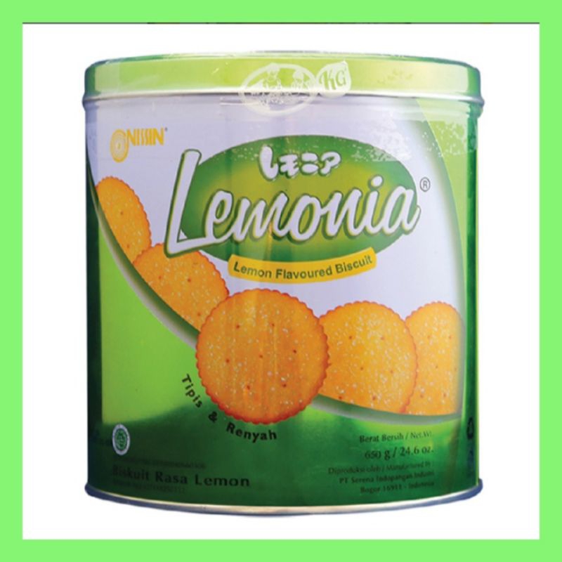 

Nissin Lemonia Biskuit Rasa Lemon Kaleng 650gr