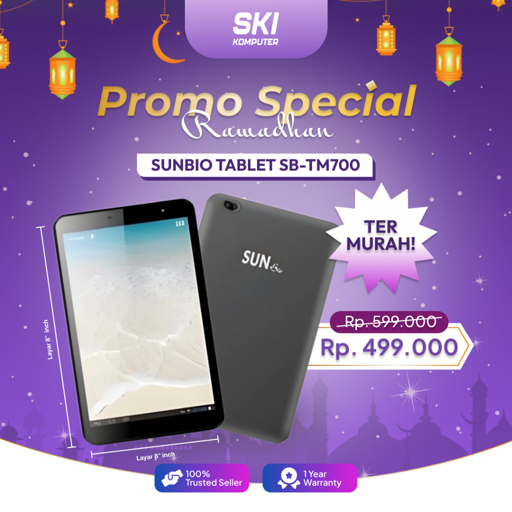 TABLET SUNBIO SB-TM700 ANDROID TAB ANAK/KASIR 2/32GB