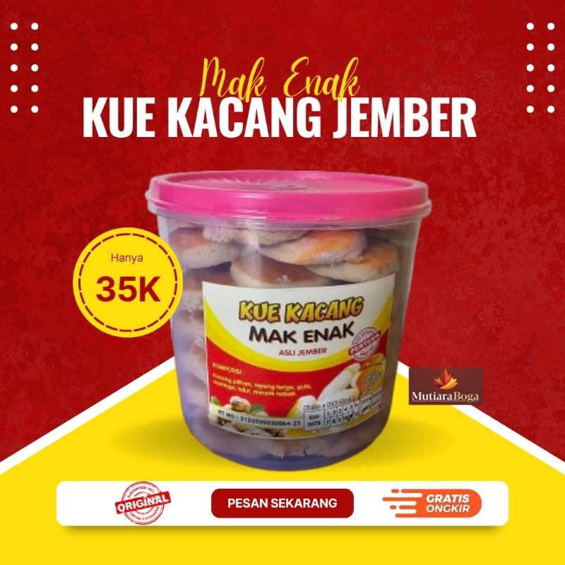 

Kue Kacang Asli Jember 900 gram