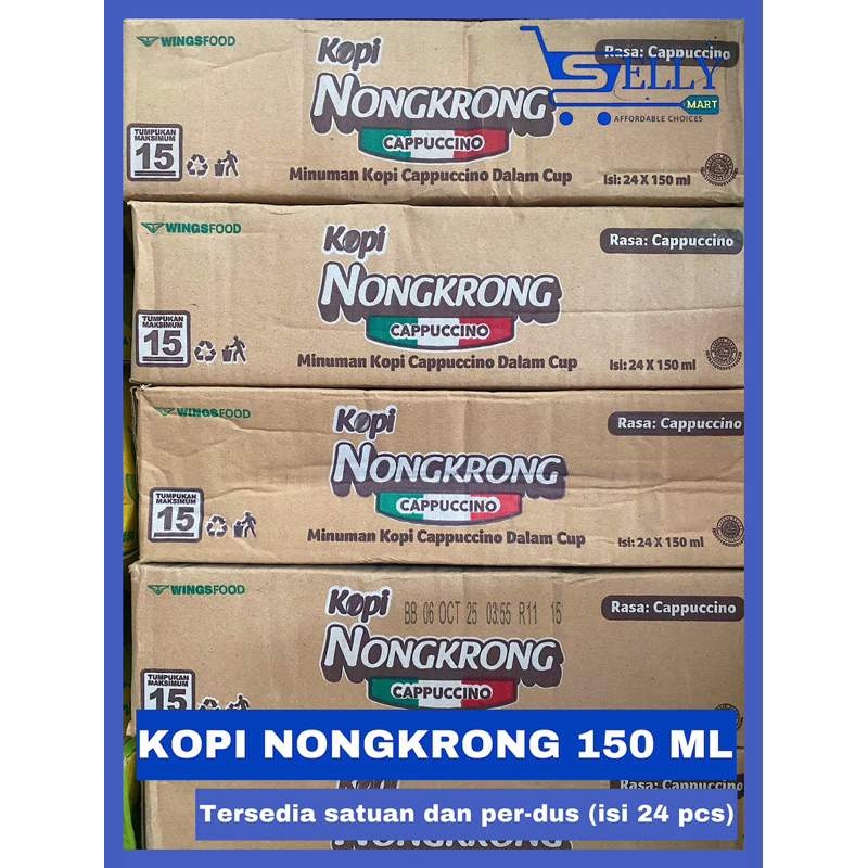 

KOPI NONGKRONG 150ML ISI 24 PCS (SATUAN DAN DUS)