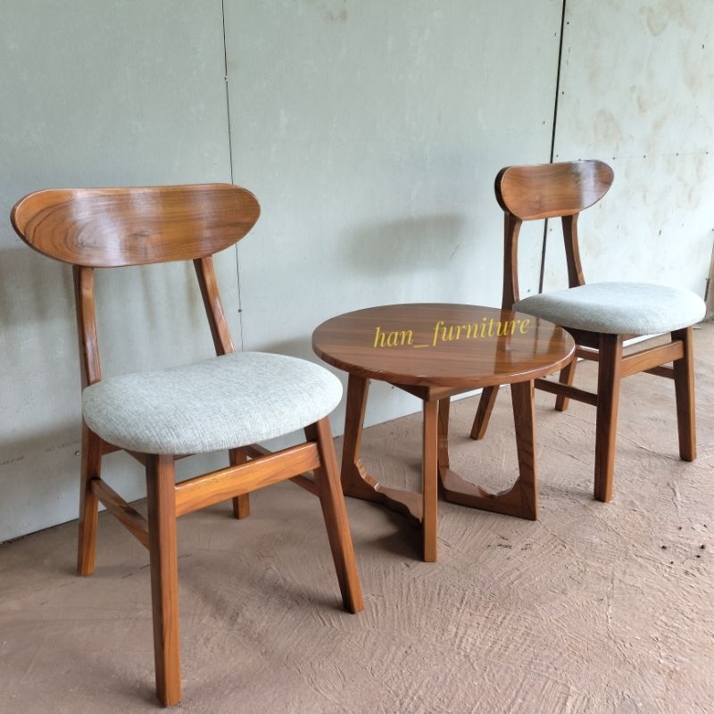 SET MEJA KURSI TERAS KAYU JATI JEPARA