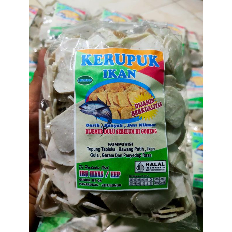 

KERUPUK IKAN / KRUPUK IKAN KHAS SITUBONDO