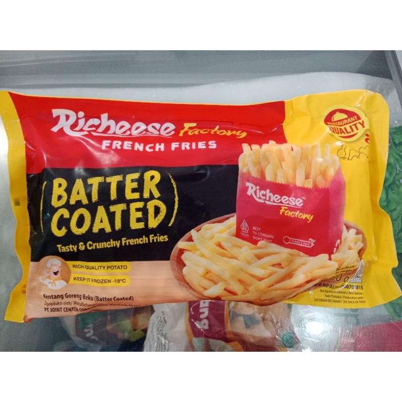 

Kentang richeese batter coated 900 gr