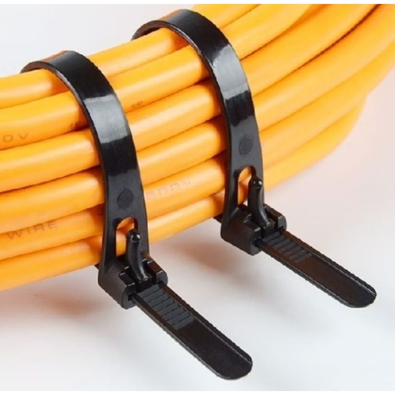 

Kabel Ties Bisa Buka / Reusable Cable Ties 20cm 25cm 30cm.