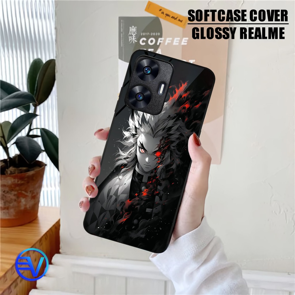 [ GT33 HASHIRA DEMON SLAYER ] Softcase REALME C55/C33/C31/C30/C61/C63/C65/C67 4G/C75 Case Kilau Mirr