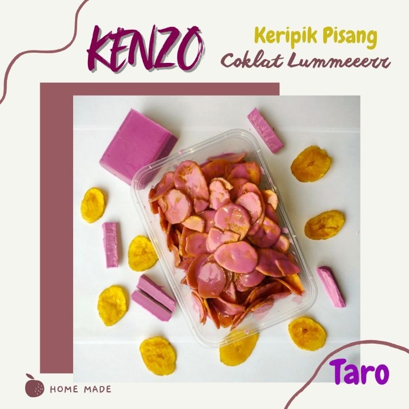 

KERIPIK PISANG LUMER COKLAT dengan varian Taro 150g / 500ml