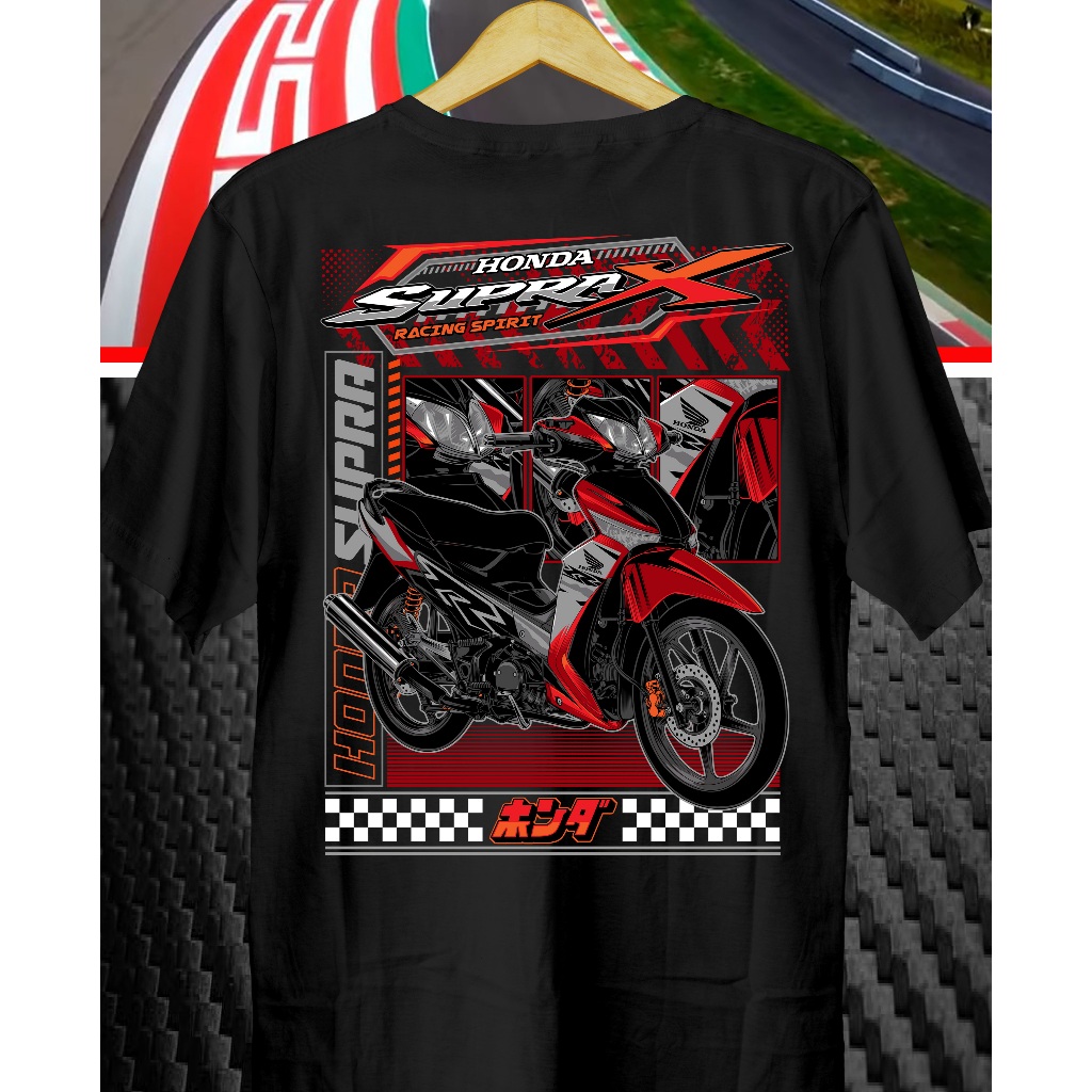 Kaos Motor Supra X 125 // Kaos SupraX // Baju Supra X // Kaos Supra X // Supra X