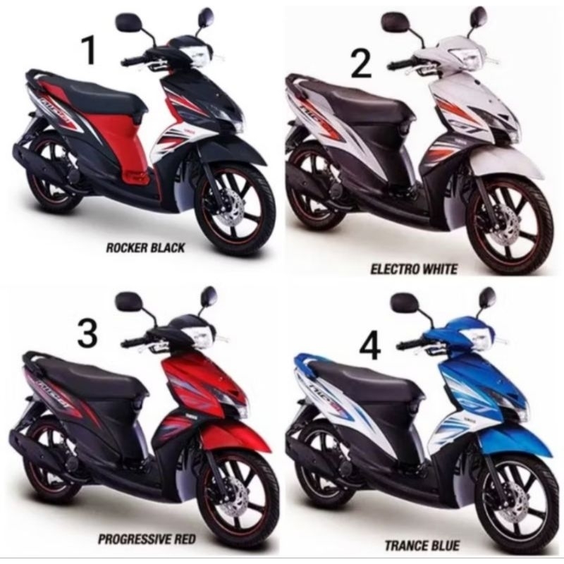 STIKER STRIPING LIS BODY ORI YAMAHA MIO GT 2014 FUL SET