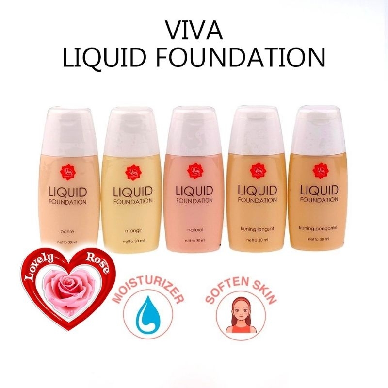 VIVA FOUNDATION 30ML KUNING LANGSAT