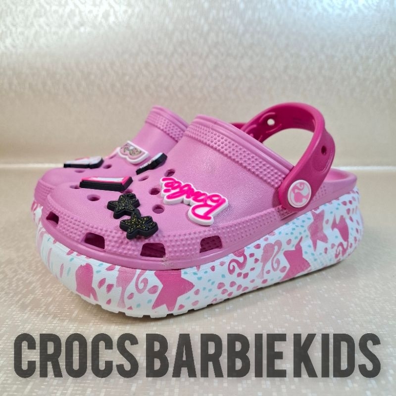 Crocs Crush Clog Barbie Kids/Sandal Crocs Clog Barbie/Crocs Anak-Anak