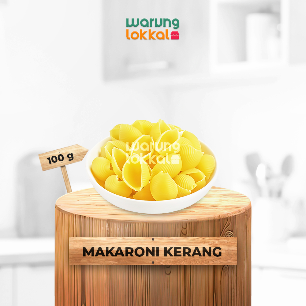 

Makaroni Kerang Sedani 100g - Warung Lokkal