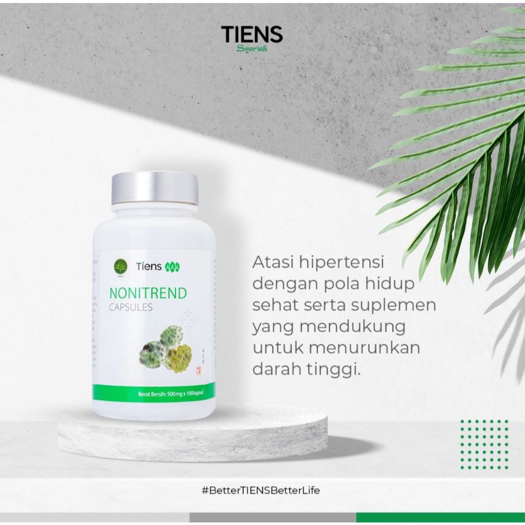 Nonitrend Tiens Obat Suplemen Turunkan Tekanan Darah Tinggi & Kadar Gula Berlebihan Obat Kolesterol