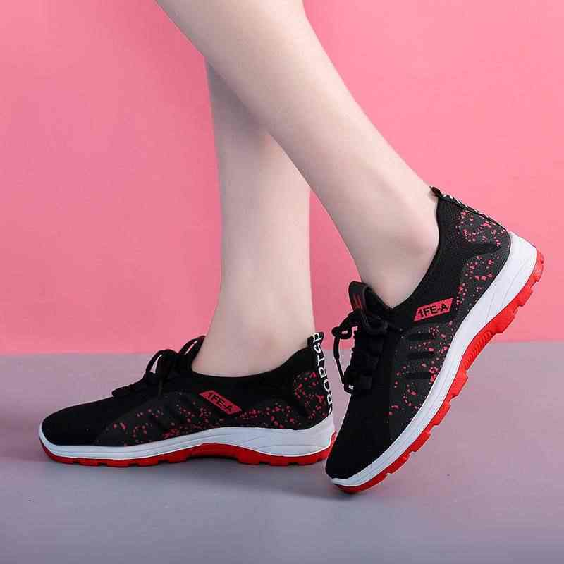 OK Sepatu_Kasual ( S-36 ) Sepatu Wanita Slip On Sepatu Sneaker Wanita Rajut Import dW