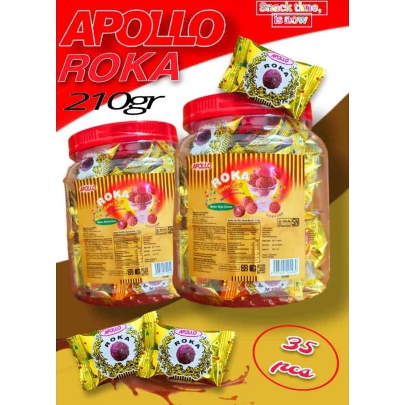 

TOPLES ROKA APOLLO COKLAT WAFER CHOCOLATE ROKA 210GR