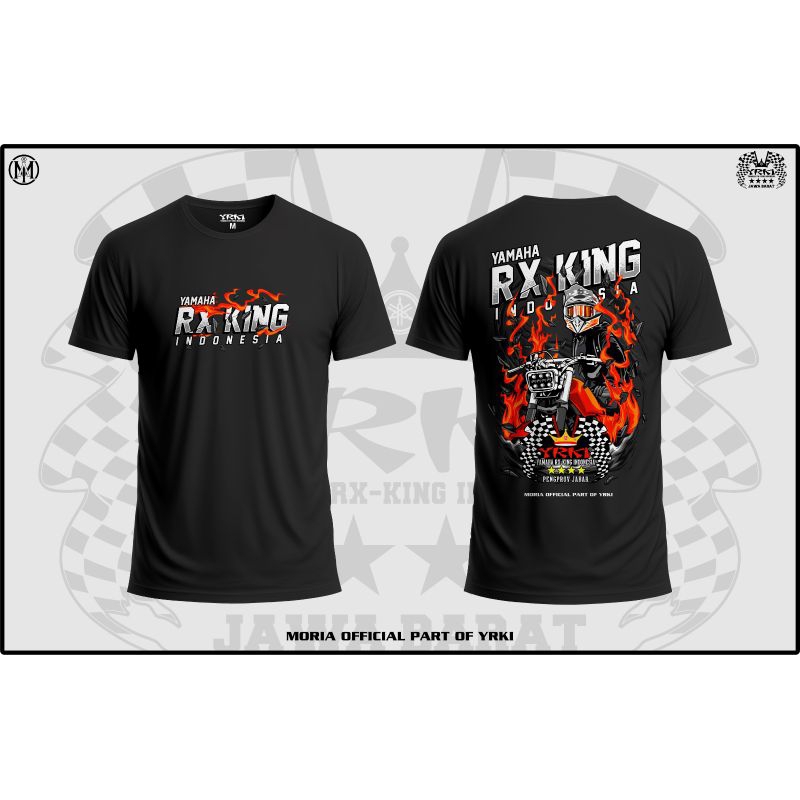 kaos motor rx king T-Shirt Official Merchandise YRKI Jabar Jawa Barat