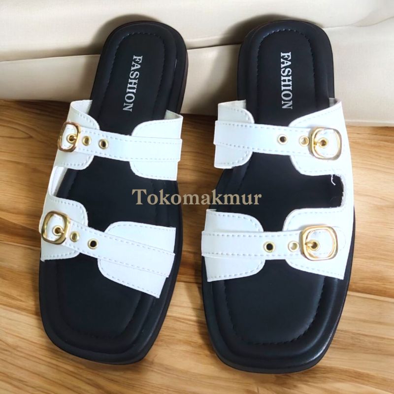 Sandal Platform Wanita Empuk Ringan Sandal Cewek Korean Style