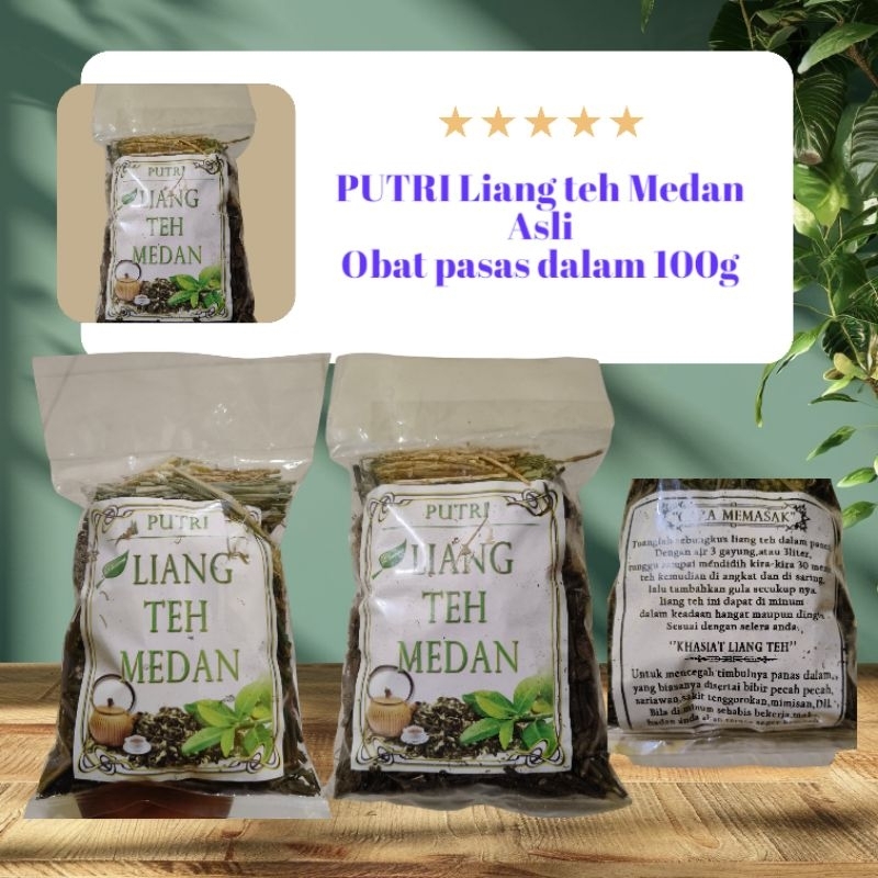 

100g Liang teh Medan asli obat panas dalam Teh herbal