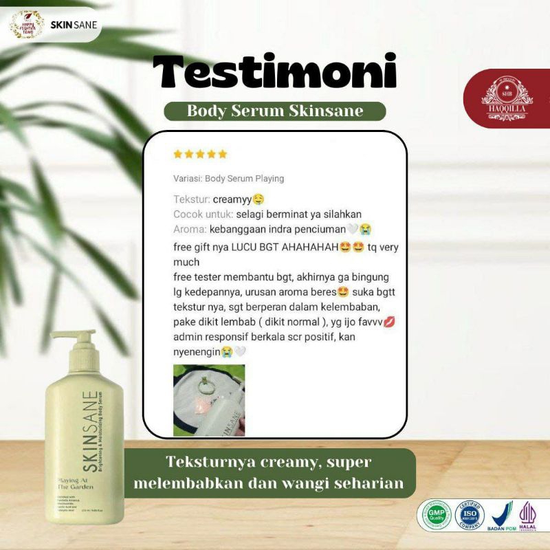 Ay00 Body serum Skinsane SR12